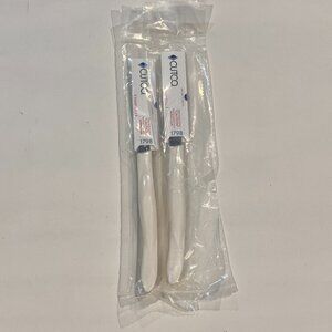 2x New Cutco #1798 White Mini Trimmer/Serrated Paring/Utility Sample Knives